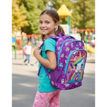 Mochila de Costas Rabisk Teen Unicórnio RKU5003M Cor: Lilás Mochila de Costas Rabisk Teen Unicórnio RKU5003M Cor: Lilás