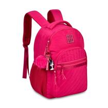 Mochila de Costas Rebecca Bonbon 17” RB24515 Crinkle com Matelassê com Bolso Antifurto e chaveiro Personalizado