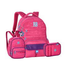 Mochila De Costas Rebecca Bonbon Lancheira Térmica Estojo