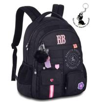 Mochila De Costas Rebecca Bonbon Nylon Soft RB24545 17,5" - Clio Style