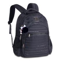 Mochila de Costas Rebecca Bonbon RB24589 Feminina Estampa Holográfica Bolso Antifurto