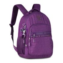 Mochila de Costas Rebecca Bonbon Sweet Dreams RB27001 Grande Juvenil Crinkle Cor:Lilás