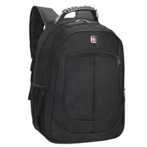 Mochila de Costas Reforçada Executiva Cabo de Aço Preto Mochila de Costas Reforçada Executiva Cabo de Aço Preto