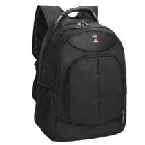 Mochila de Costas Reforçada Executiva Cabo de Aço Preto Mochila de Costas Reforçada Executiva Cabo de Aço Preto