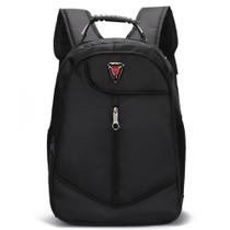 Mochila de Costas Reforçada Executiva Cabo de Aço Preto
