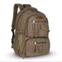 Mochila de costas reforçada kvn lona resistente 30L para trabalho, faculdade e dia a dia
