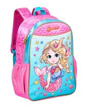 Mochila de Costas Sereia Brilhante Infantil - Clio