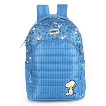 Mochila De Costas Snoopy Puff Azul Luxcel