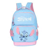 Mochila De Costas Stitch Azul Luxcel Disney