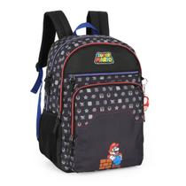 Mochila De Costas Super Mario Bros Juvenil Escolar Meninos