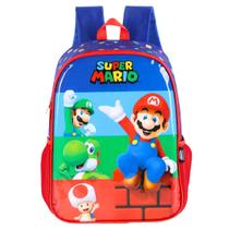 Mochila de Costas Super Mario Infantil - Luxcel