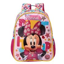 Mochila de Costas Tamanho G Minnie Pink Glitter X1 Xeryus 13192