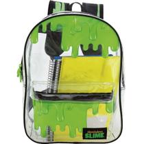 Mochila De Costas Transparente Slime Green Mochila De Costas Transparente Slime Green