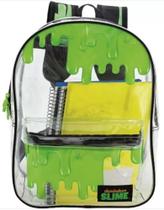 Mochila De Costas Transparente Slime Green - Xeryus