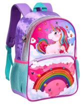 Mochila de Costas Unicórnio Brilhante Infantil - Clio