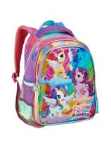 Mochila de Costas Unicórnio Rainbow Grande