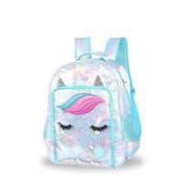 Mochila De Costas Unicórnio Rainbow Up4You - Luxcel