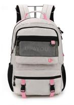 Mochila de Costas Up4You Notebook Cinza Claro - Luxcel