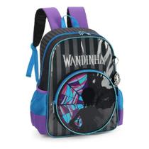 Mochila De Costas Wandinha Azul E Roxa Luxcel Mochila De Costas Wandinha Azul E Roxa Luxcel