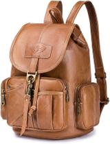 Mochila de couro, bolsa de ombro, mochila escolar impermeável, mochila universitária, 90 cm