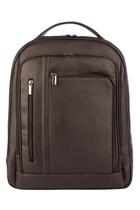 Mochila de couro Connect preta Masculino