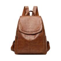 Mochila De Couro Feminina, Bolsa De Ombro Fashion Para Adolescentes, Mochilas Para Escola, Bolsa