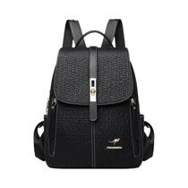 Mochila De Couro Feminina De Grande Capacidade, Bolsa De Alta Qualidade Para Viagem E Escola Mochila De Couro Feminina De Grande Capacidade, Bolsa De Alta Qualidade Para Viagem E Escola