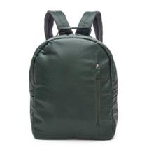 Mochila De Couro Legítimo com Estrutura e Zíper Reforçado