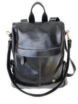 Mochila de Couro Legítimo Feminina Original Mochila de Couro Legítimo Feminina Original