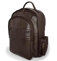 Mochila De Couro Legítimo Para Notebook Grande Espaçosa Mochila De Couro Legítimo Para Notebook Grande Espaçosa