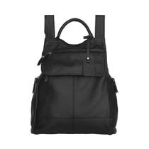 Mochila de Couro Malu Média - Preta