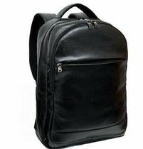 Mochila De Couro Masculina 15.6" Trabalho Impermeável