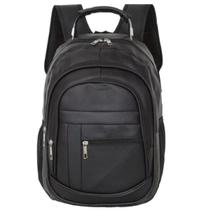 Mochila de Couro Masculina Feminina Média Espaçosa Reforçada Cabo de Aço Bolso Para Notebook - Marro Mochila de Couro Masculina Feminina Média Espaçosa Reforçada Cabo de Aço Bolso Para Notebook - Marro