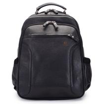 Mochila de Couro - modelo Tron Preta casual. Mochila de Couro - modelo Tron Preta casual.