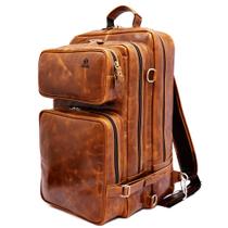 Mochila de Couro Top Platinum Grande. Mochila de Couro Top Platinum Grande.
