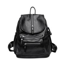 Mochila De Couro Vintage Feminina De Alta Qualidade, Bolsa De Ombro Para Viagem, Escola, Mulheres E Mochila De Couro Vintage Feminina De Alta Qualidade, Bolsa De Ombro Para Viagem, Escola, Mulheres E