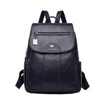 Mochila De Couro Vintage Feminina De Alta Qualidade Para Escola E Viagem Para Meninas Moda 2026