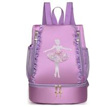 Mochila de dança Yitengteng Ballet Dance para meninas de 3 a 12 anos