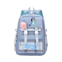 Mochila De Desenho Animado Bluey Para Meninos E Meninas, Bolsa Grande De Lazer Ao Ar Livre Para