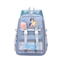 Mochila De Desenho Animado Bluey Para Meninos E Meninas, Bolsa Grande De Lazer Ao Ar Livre Para