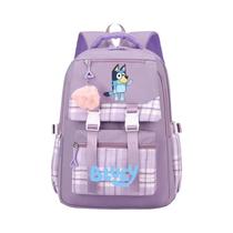Mochila De Desenho Animado Bluey Para Meninos E Meninas, Bolsa Grande De Lazer Ao Ar Livre Para