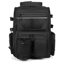 Mochila de equipamento de pesca LEOMOO 40L com suportes de vara resistente à água