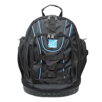 Mochila de ferramentas 21 bolsos profissional reforçada com fundo emborrachado Pier