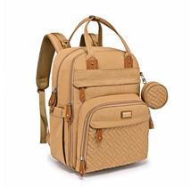 Mochila de Fraldas BabbleRoo - Bolsa Multifuncional Impermeável com Trocador, Alças para Carrinho e Estojo para Chupeta