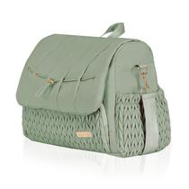 Mochila de fraldas Hannah & Sophia Belle Sage Green Tamanho Grande