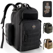 Mochila de Fraldas HighSpeedDaddy Original 32L - Impermeável e Preta