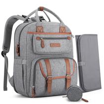Mochila de fraldas Maelstrom 30L cinza impermeável Oxford