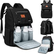 Mochila de fraldas para bebês KeaBabies grande impermeável 29x15x43cm Mochila de fraldas para bebês KeaBabies grande impermeável 29x15x43cm