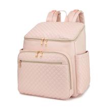 Mochila de Fraldas Seyfocnia 30L Impermeável - Rosa