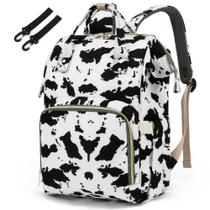 Mochila de Fraldas Yusudan - Estampa de Vaca para Bebês e Meninas